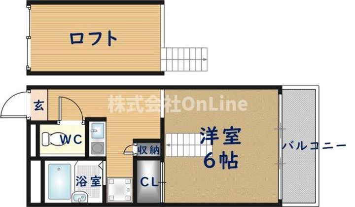 オリオン横枕西の間取り