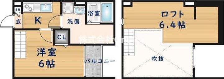 メゾンドボア加美の間取り