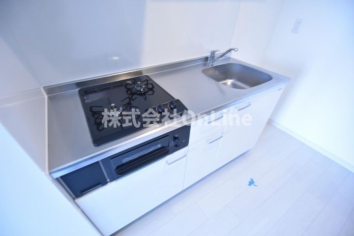 大阪府東大阪市小若江1丁目(アパート)の賃貸物件のキッチン