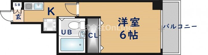 大阪府東大阪市下小阪3丁目(マンション)の賃貸物件303の間取り