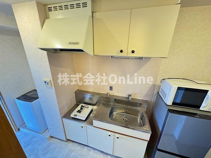 大阪府東大阪市若江西新町4丁目(マンション)の賃貸物件のキッチン