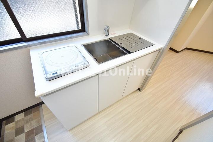 大阪府東大阪市下小阪1丁目(マンション)の賃貸物件のキッチン