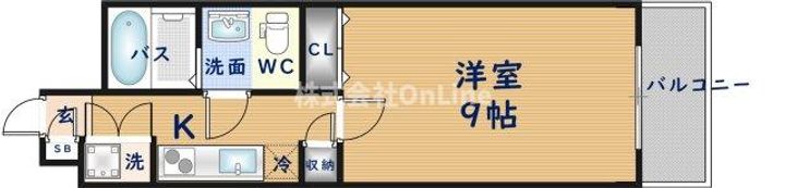 インパレス小阪の間取り