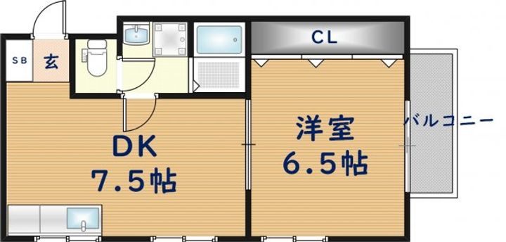 第3テラダハイツの間取り