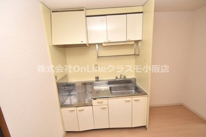大阪府東大阪市岩田町5丁目(マンション)の賃貸物件のキッチン