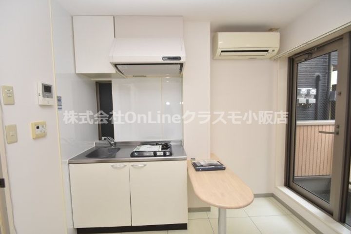 大阪府東大阪市岩田町4丁目(マンション)の賃貸物件のキッチン
