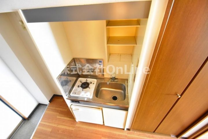 大阪府東大阪市上小阪3丁目(マンション)の賃貸物件のキッチン