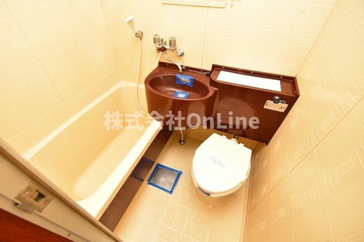 大阪府東大阪市菱屋西2丁目(マンション)の賃貸物件の風呂