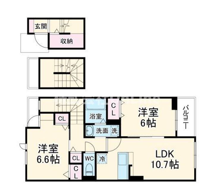 ビラカルロッタの間取り