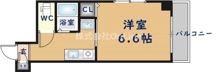 リバーライズ高井田の間取り