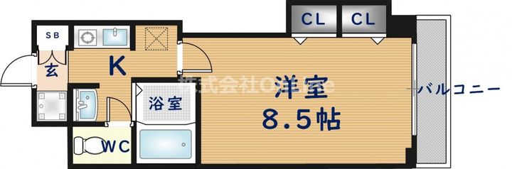 Mプラザ高井田の間取り