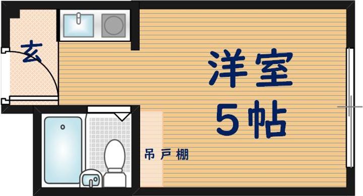 大阪府東大阪市小若江2丁目(マンション)の賃貸物件の間取り