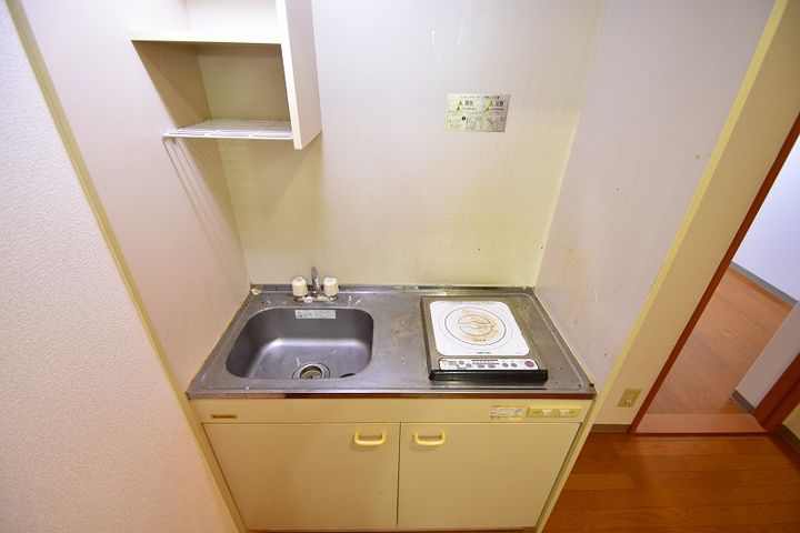 大阪府東大阪市小若江1丁目(マンション)の賃貸物件のキッチン