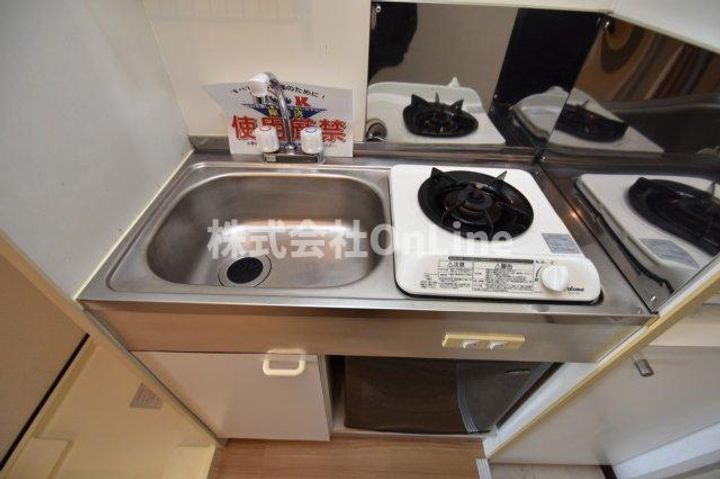 大阪府東大阪市友井1丁目(マンション)の賃貸物件のキッチン
