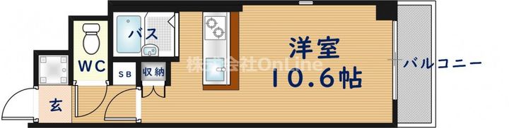 大阪府東大阪市菱屋西1丁目(マンション)の賃貸物件の間取り