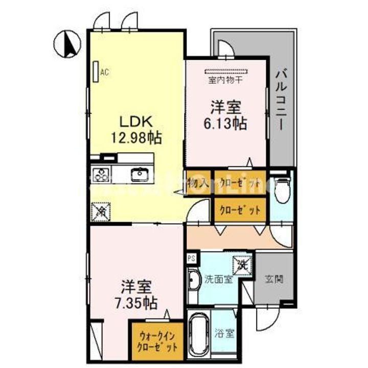 シエルクレールの間取り