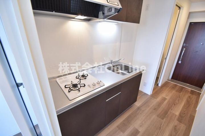 大阪府東大阪市上小阪2丁目(マンション)の賃貸物件のキッチン