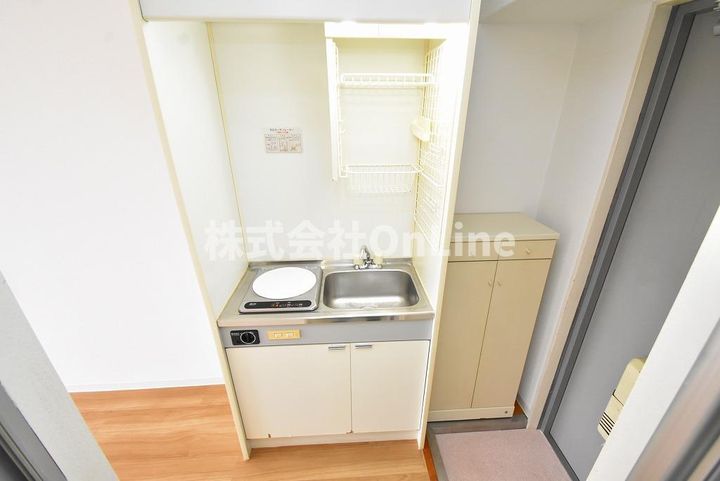 大阪府東大阪市小若江4丁目(マンション)の賃貸物件のキッチン