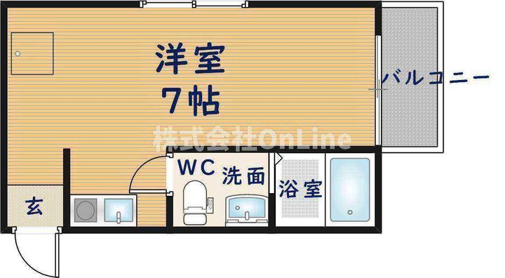 大阪府東大阪市西岩田1丁目(マンション)の賃貸物件の間取り