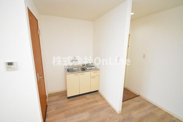 大阪府東大阪市西岩田1丁目(マンション)の賃貸物件のキッチン