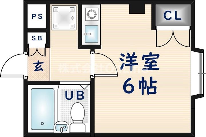 大阪府東大阪市長田2丁目(マンション)の賃貸物件の間取り