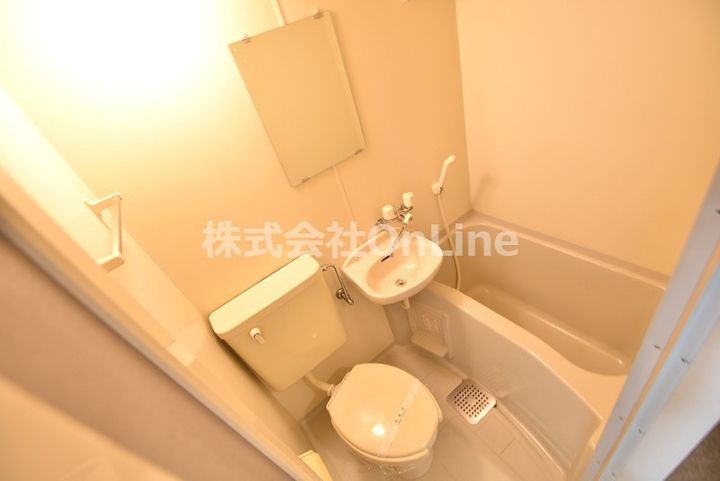 大阪府東大阪市長田2丁目(マンション)の賃貸物件の風呂