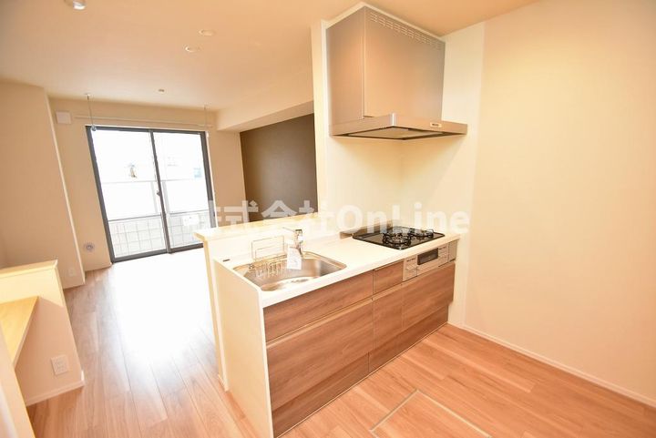 大阪府東大阪市小阪本町1丁目(マンション)の賃貸物件のキッチン