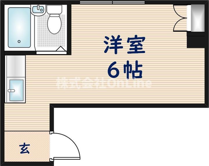 大阪府東大阪市小阪2丁目(マンション)の賃貸物件の間取り