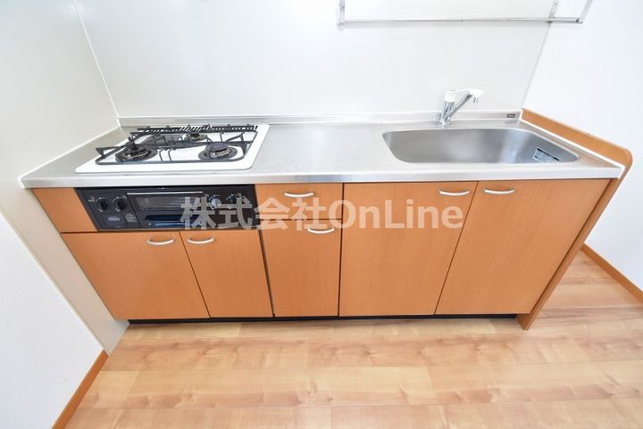 大阪府東大阪市新池島町2丁目(アパート)の賃貸物件のキッチン