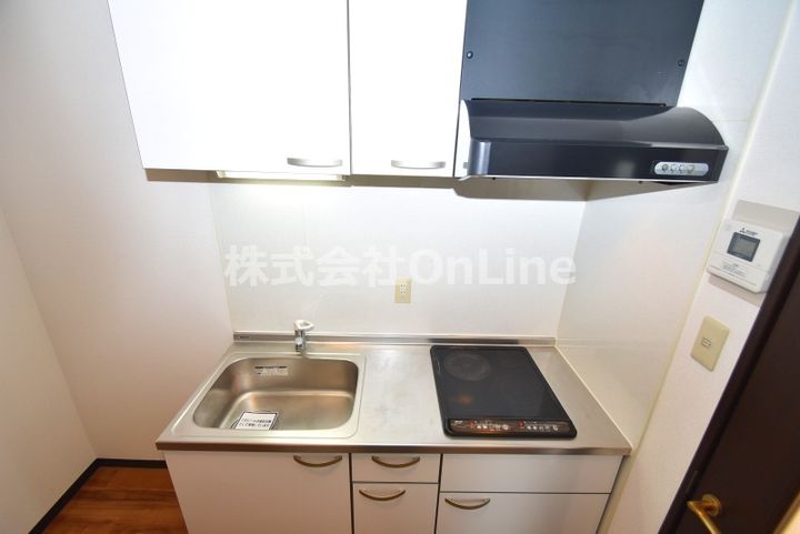 大阪府東大阪市中新開2丁目(マンション)の賃貸物件のキッチン