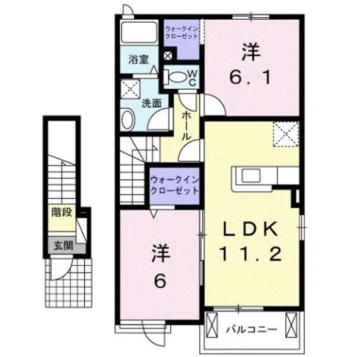 アルルのこみちの間取り