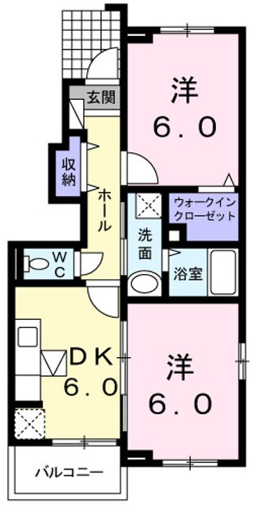 ミニョン・ドゥの間取り