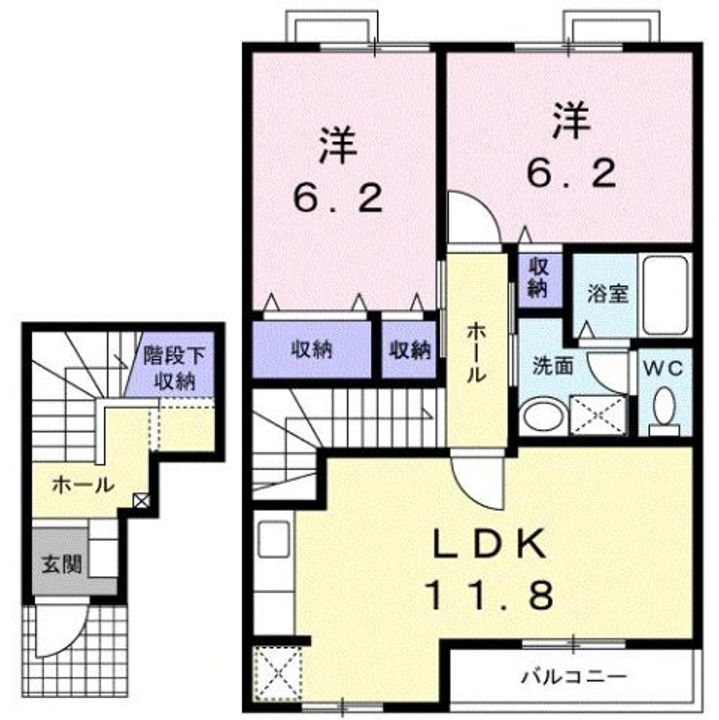パラシオ百石の間取り