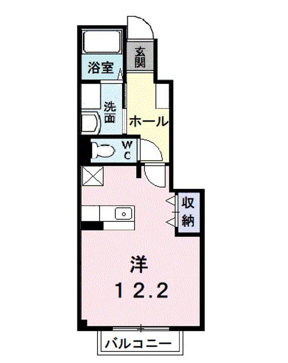 アムール・GAKU Bの間取り