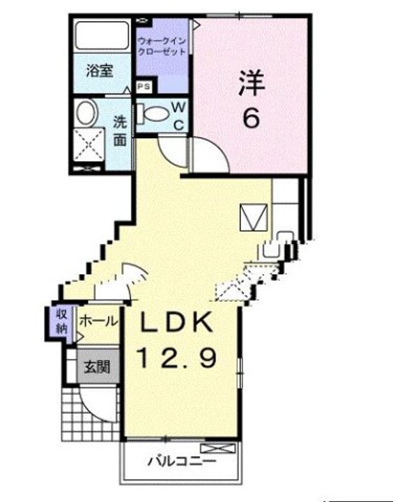 クレセント コート Ⅱの間取り