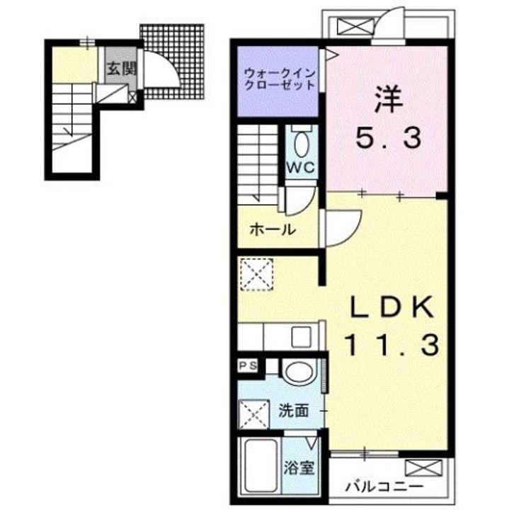 ミルト屋島の間取り