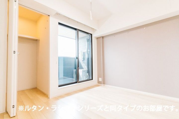 ヴィラの寝室