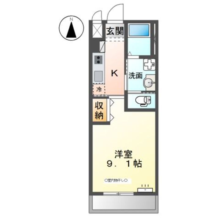 ロココの間取り