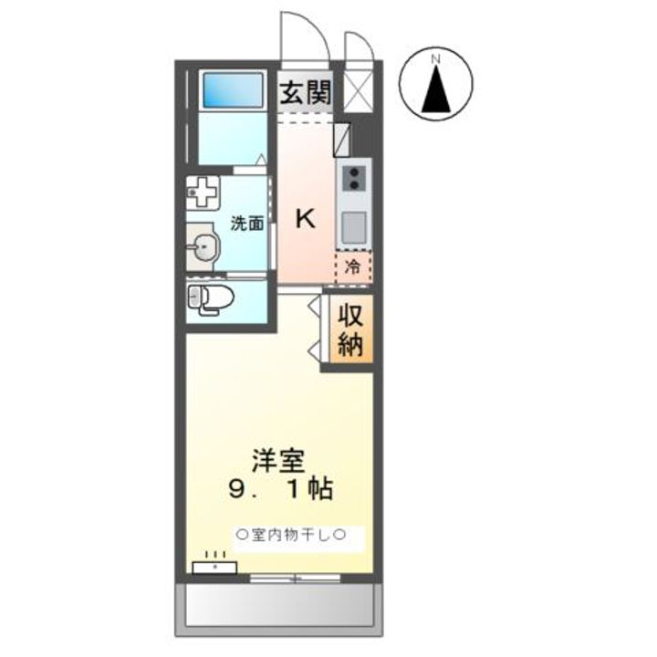 ロココの間取り