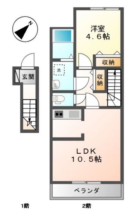 エタニティ202の間取り