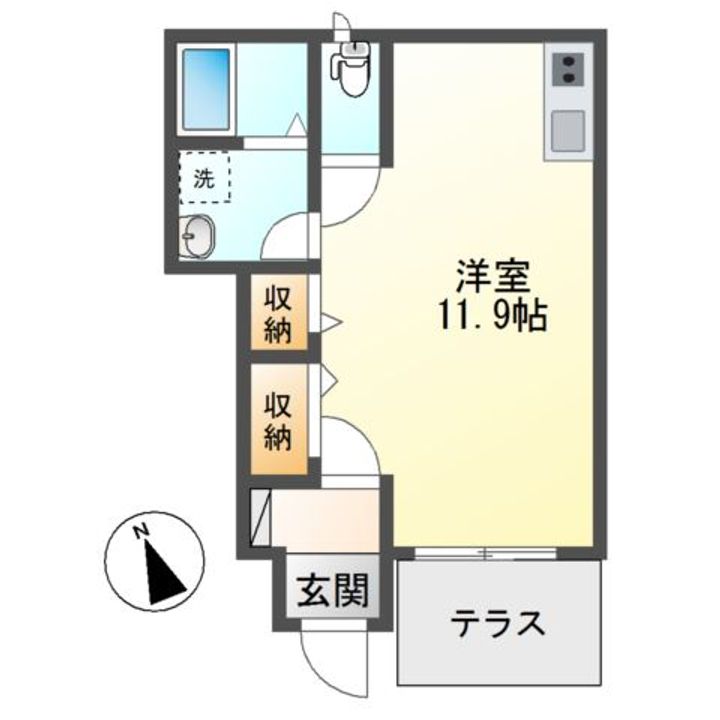 シャトレーゼ・Y103の間取り