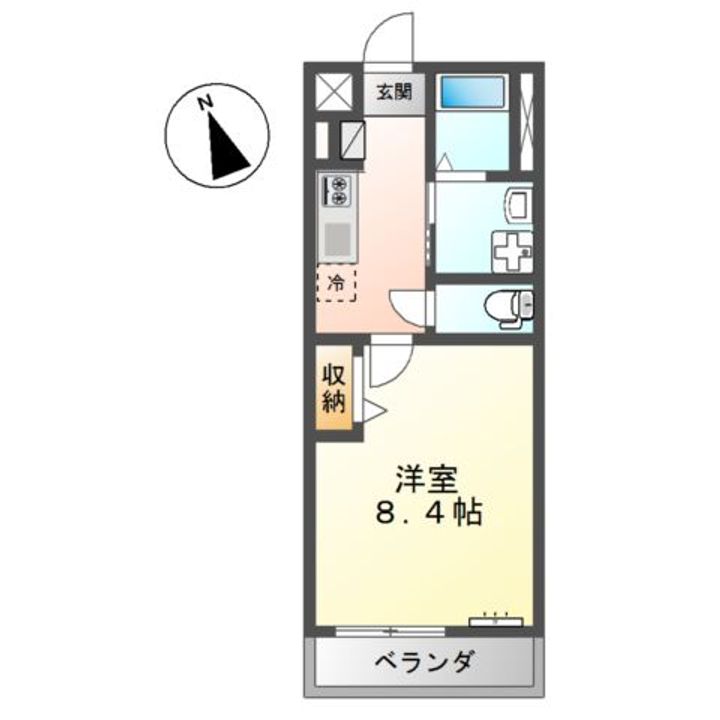 メゾン プラージュの間取り