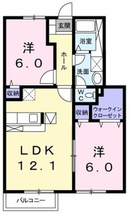 アルモニー西野の間取り