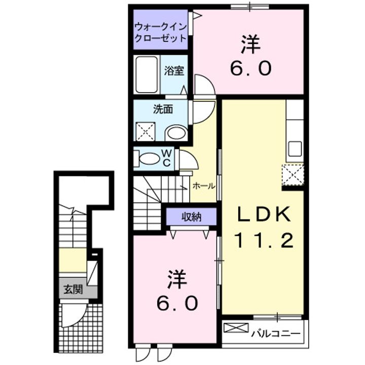 メゾンド K2の間取り