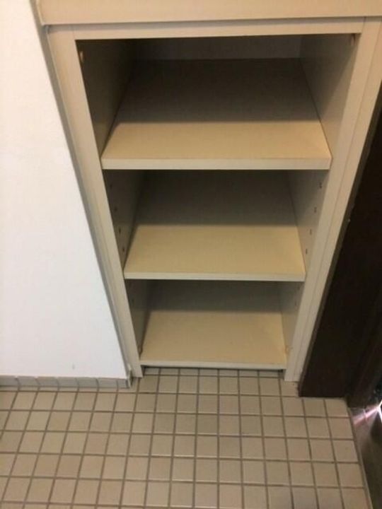 西本丸の内マンションの玄関