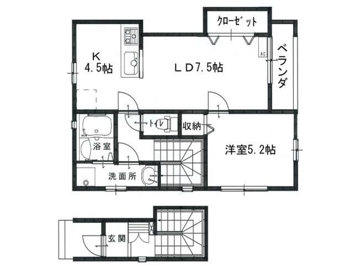 エスペランサ広野14号地の間取り