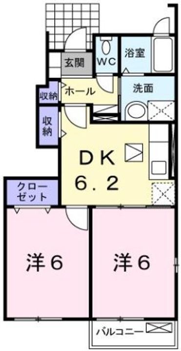ノースフィオーレRKの間取り