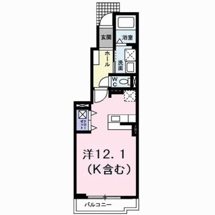 エアリー レジデンス Aの間取り