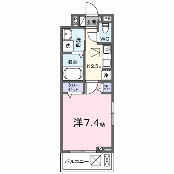 ルーベル桜井の間取り