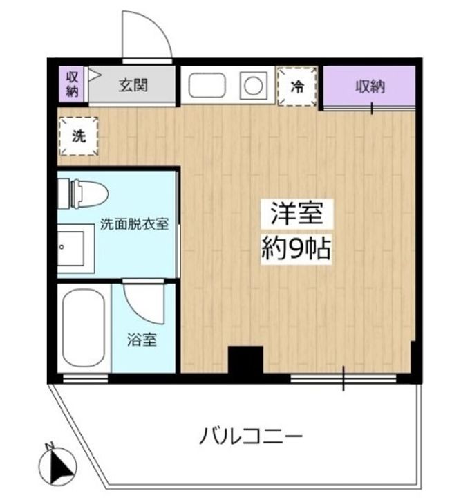 バックス大津雄琴レイクヒルズ101-Kの間取り